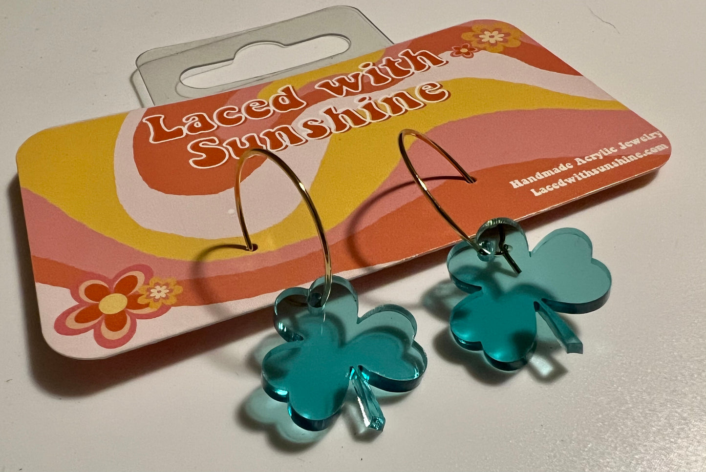 Small Shamrock Earrings