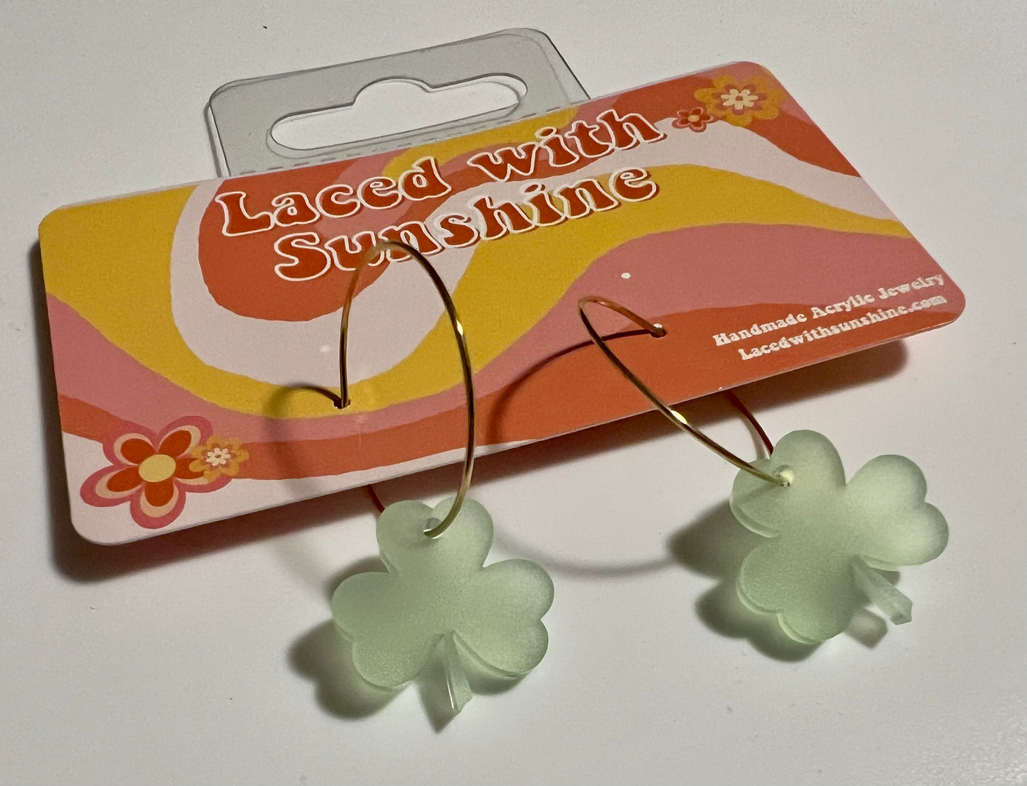 Small Shamrock Earrings