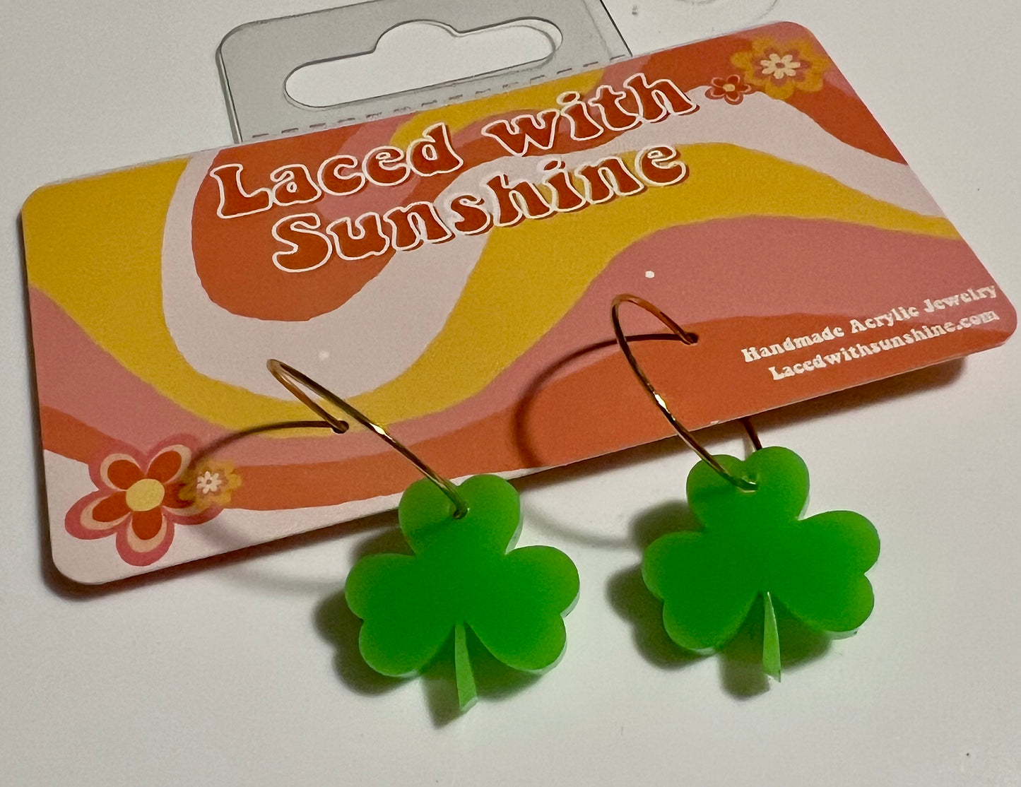 Small Shamrock Earrings