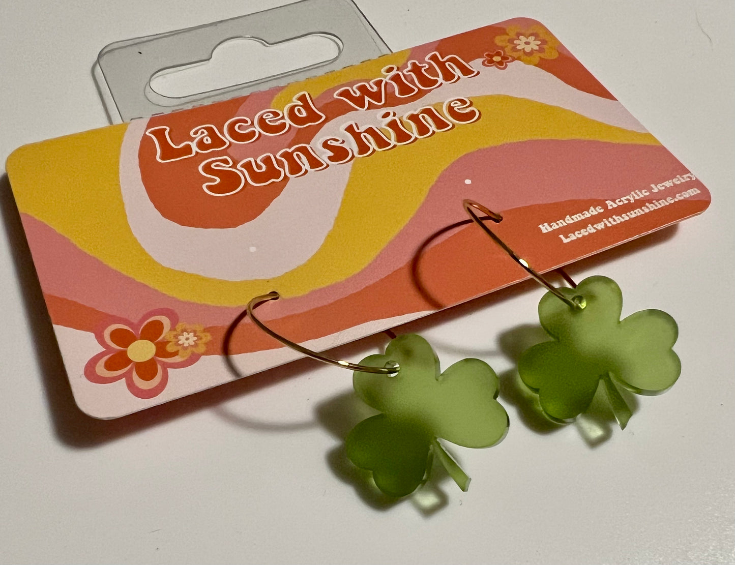 Small Shamrock Earrings